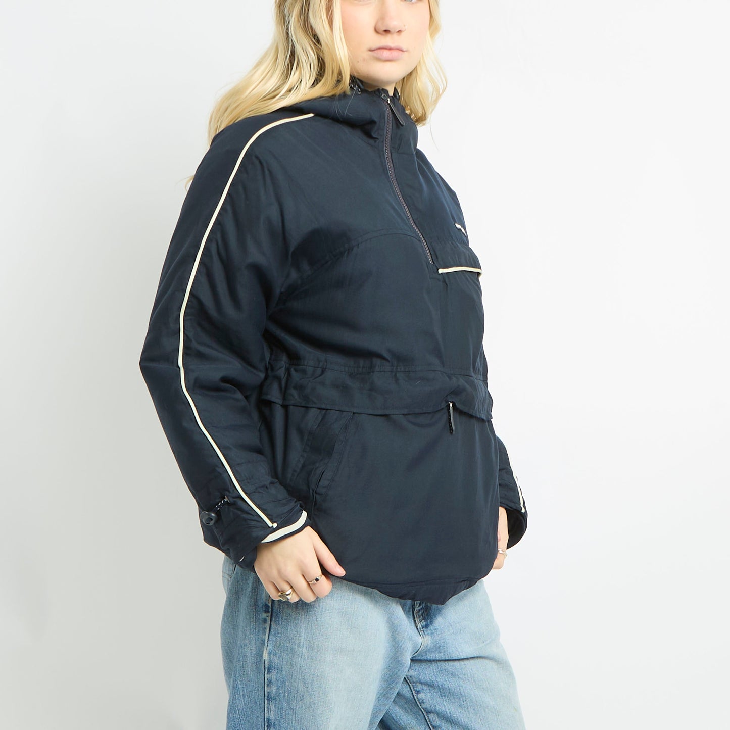 Reebok Quarter Zip Jacket With Utility Pockets - L