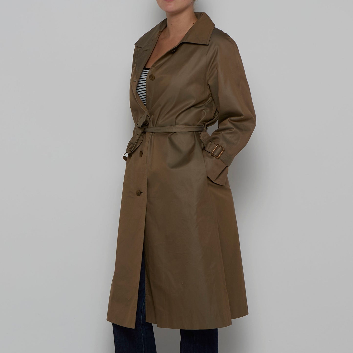 Takashima Long Trench Coat - M