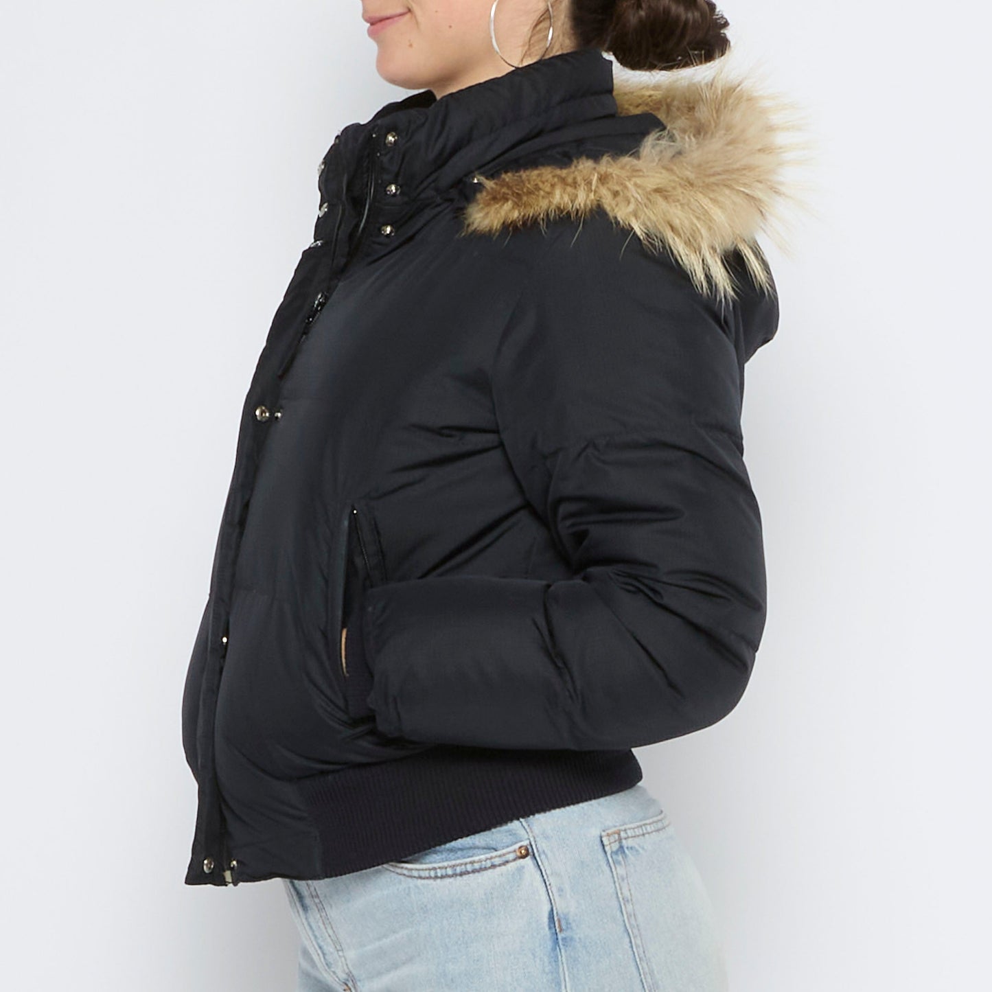 Adidas Fur Trim Jacket - M