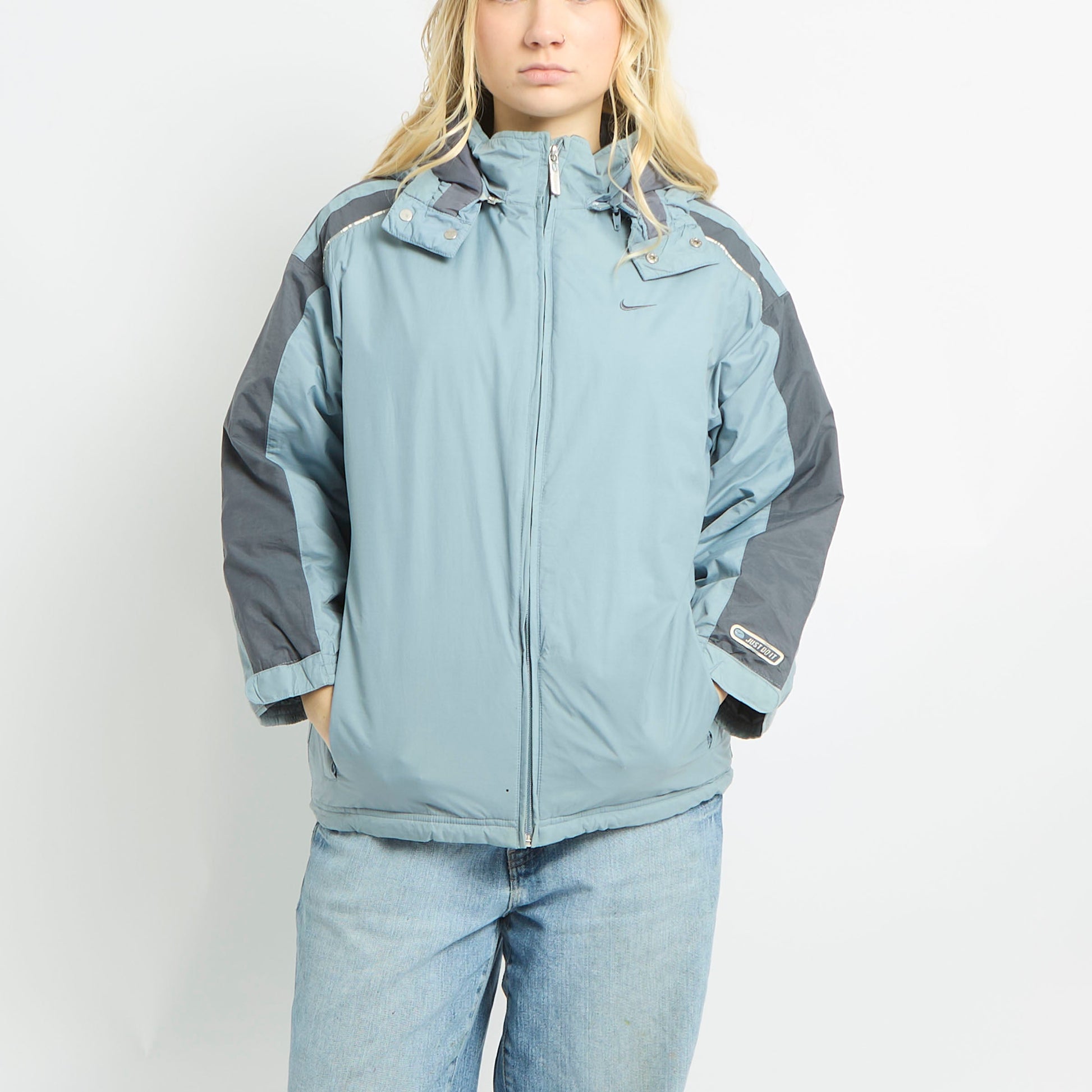 Nike Two-Tone Lightweight Puffer Coat - M