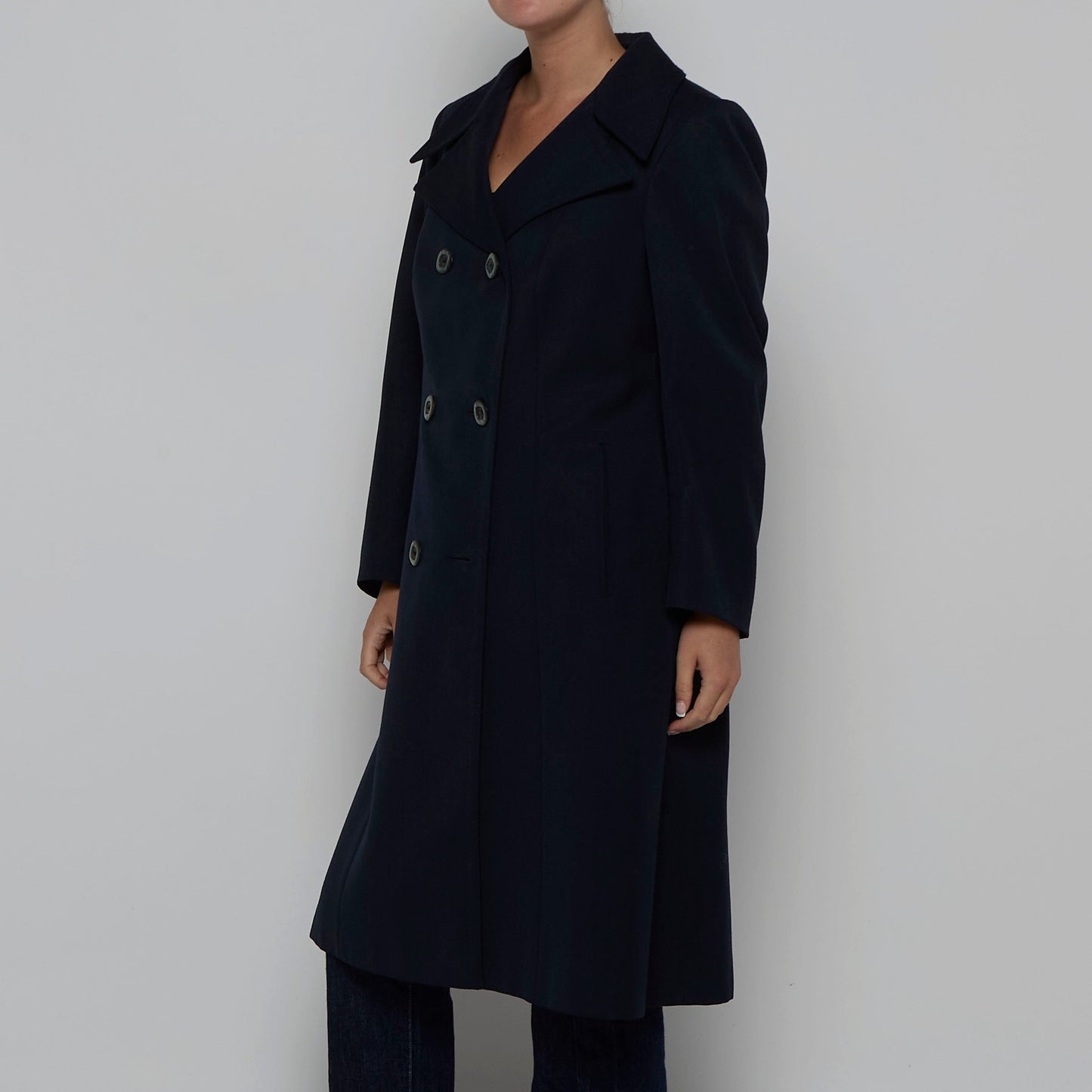 Double Breasted Trench Coat - M