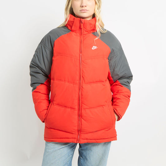 Nike Colour Block Puffer Coat - M