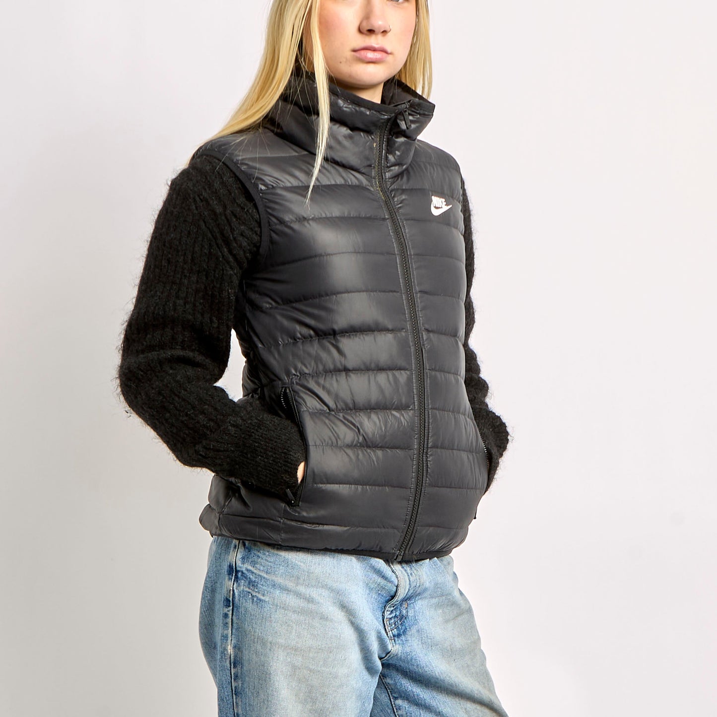 Nike Gilet With High Neck - S