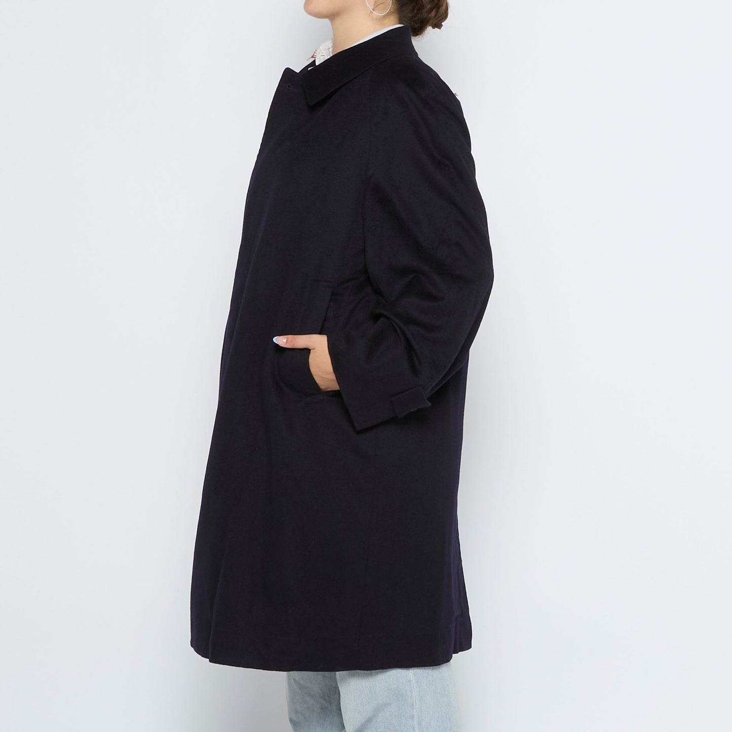 Wool Mix 3/4 Coat - XL