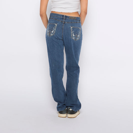 Pocket  Bootcut Jeans - UK 8