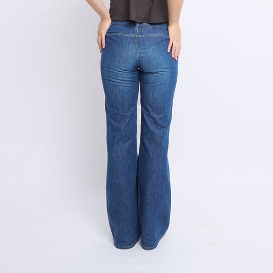 Diesel Roll Up Straight Leg Jeans - UK 10