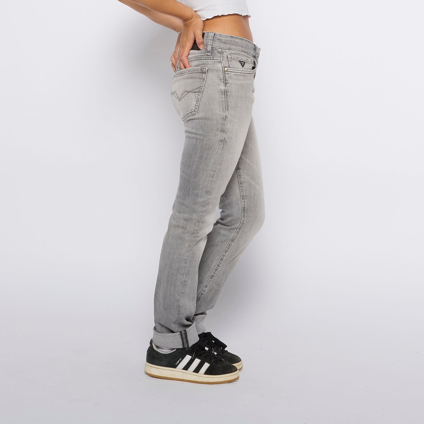 Guess Stone Washed Straight Leg Jeans - UK 10