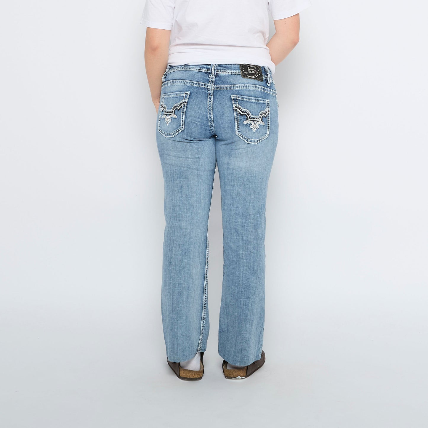 Triple Stitch Bootcut Jeans - UK 12