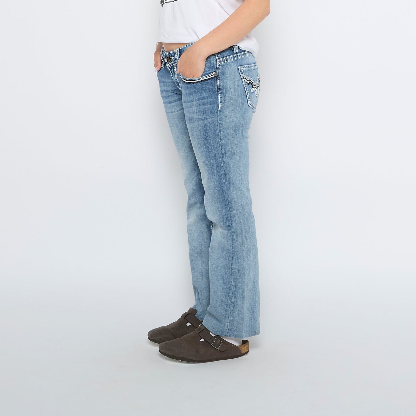 Triple Stitch Bootcut Jeans - UK 12