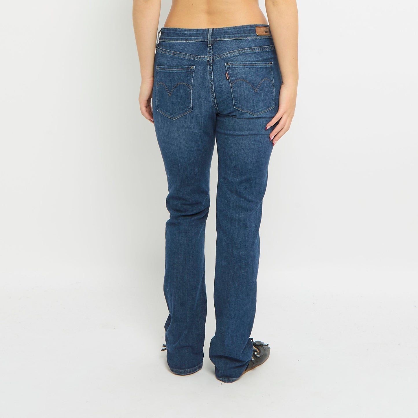 Mid Rise Flare Leg Jeans - UK 12