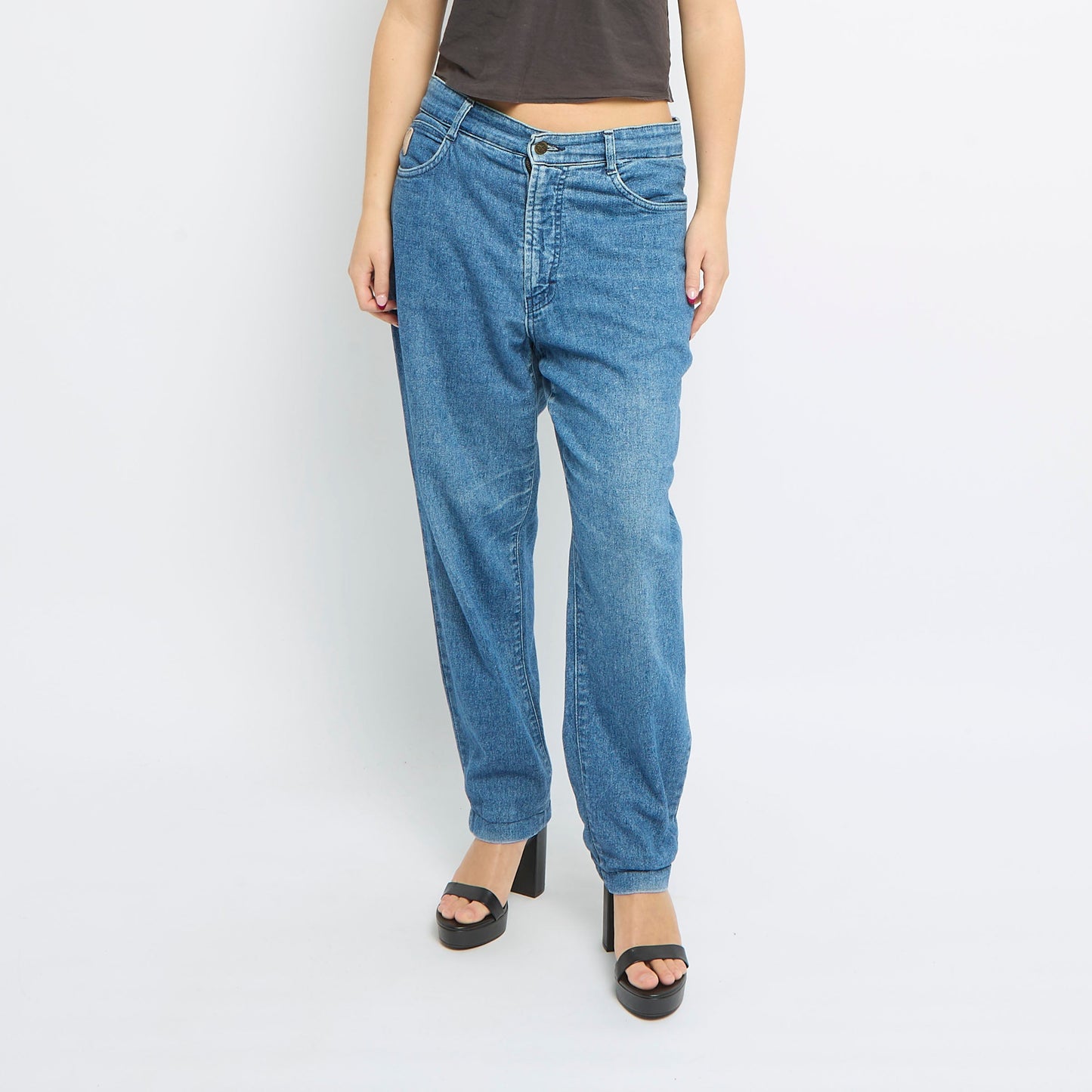 Trussardi Embroidery Thin Material Jeans - UK 12