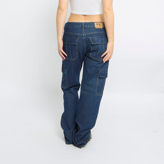 Straight Leg Cargo Jeans - UK 14