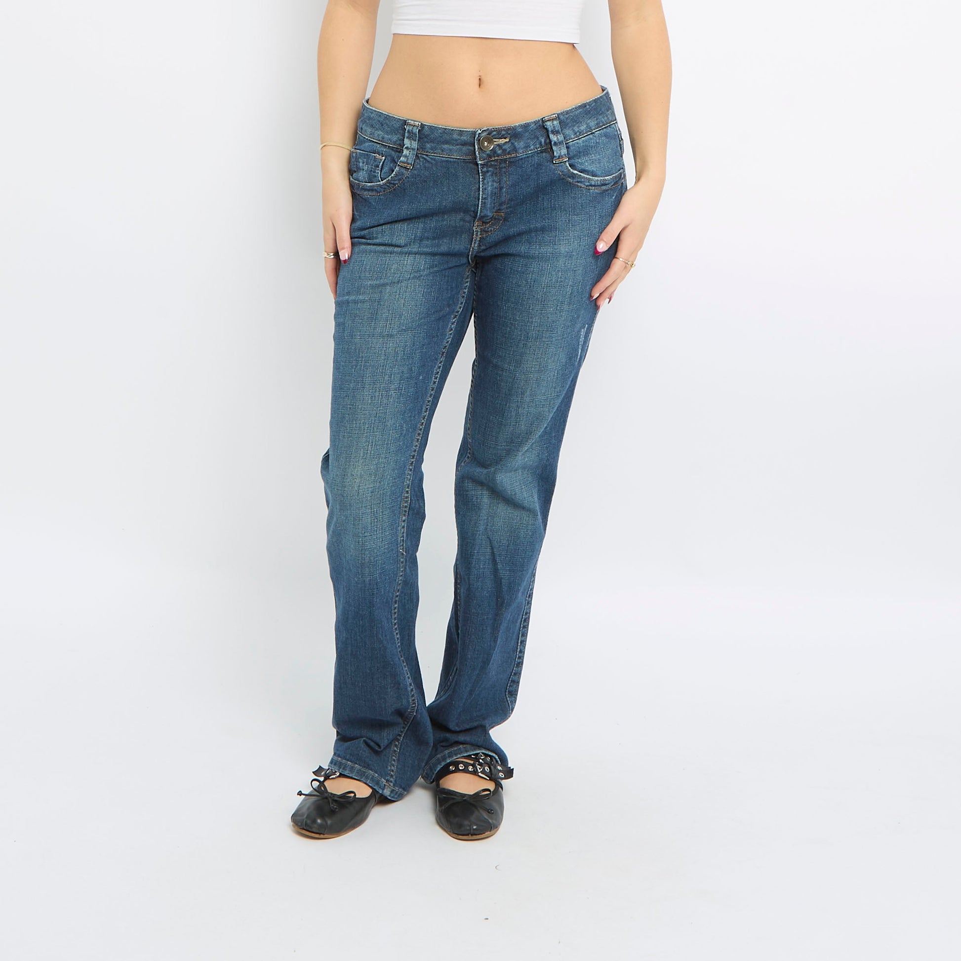 Calvin Klein Straight Leg Jeans - UK 14