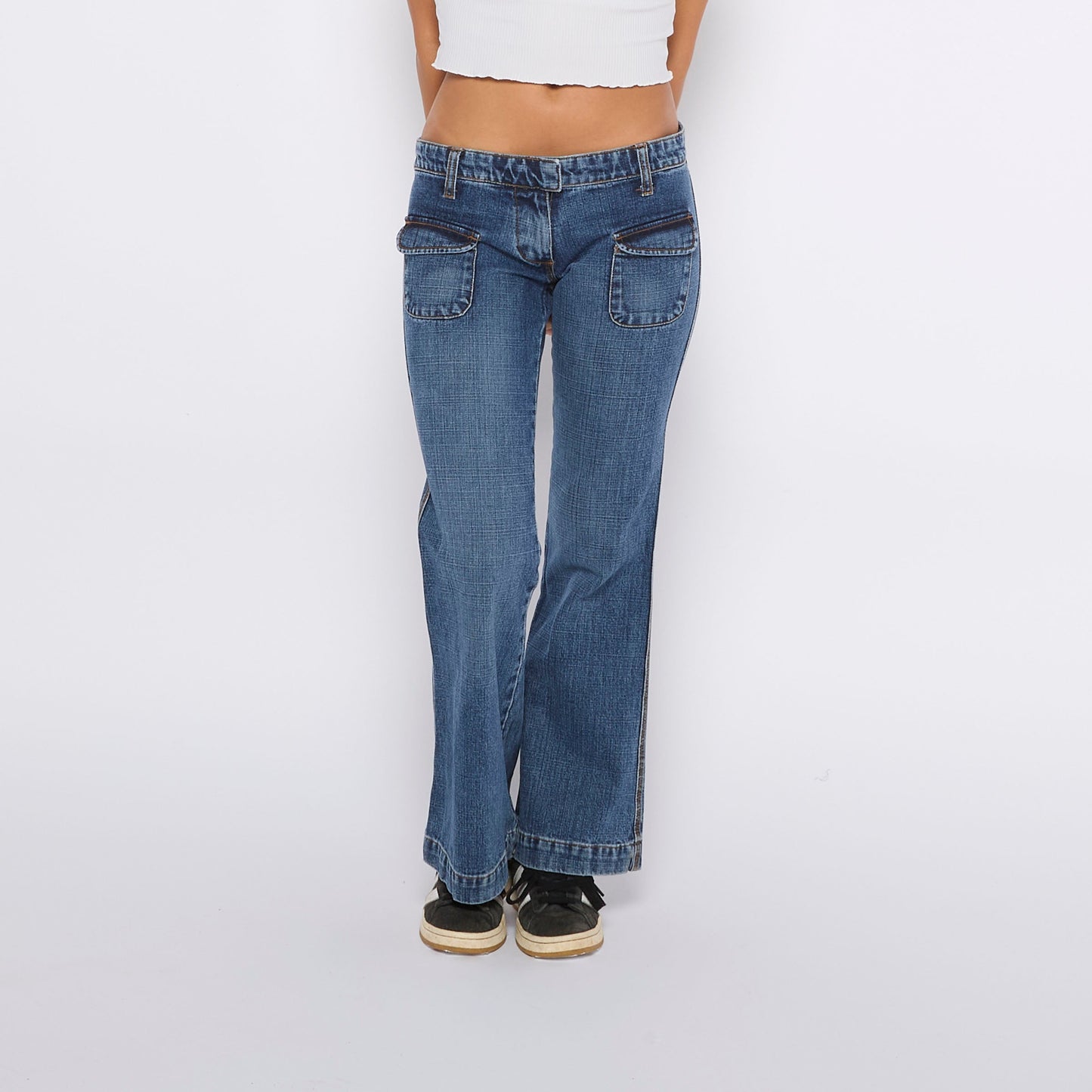 Low Waist Boot Cut Jeans - W30" L29"