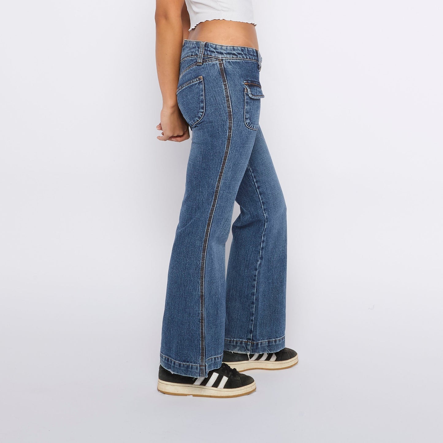 Low Waist Boot Cut Jeans - W30" L29"