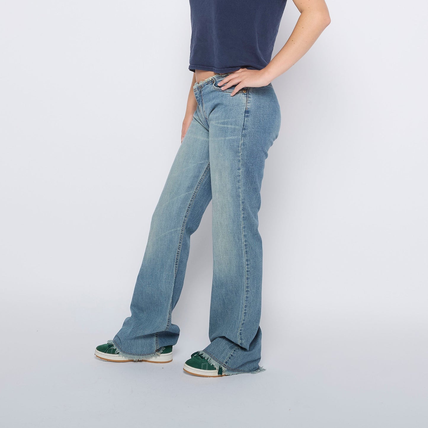 Reverse Flared Leg Jeans - W30" L33"