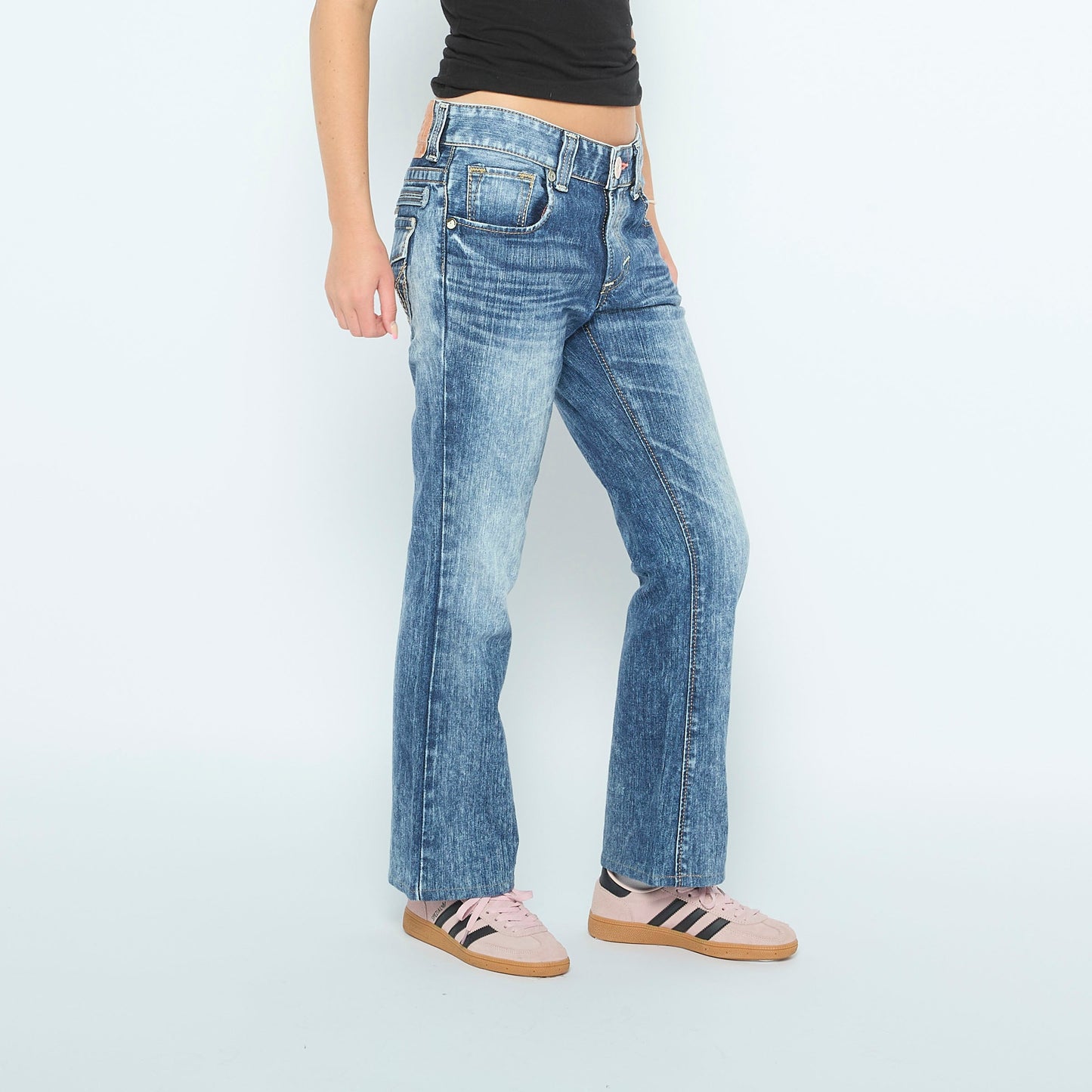 Edwin Washed Straight Leg Jeans - W32" L27"