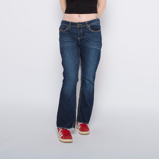 Seven  Straight Leg Frayed Jeans - W32" L28"