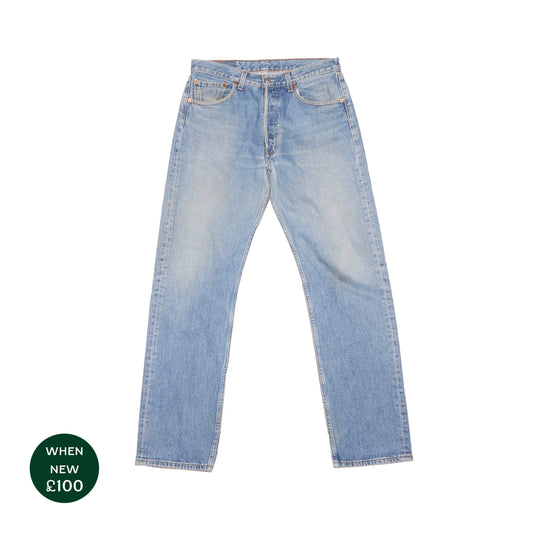 Jeans Levis de corte recto con botones - Ancho 32" Largo 32"