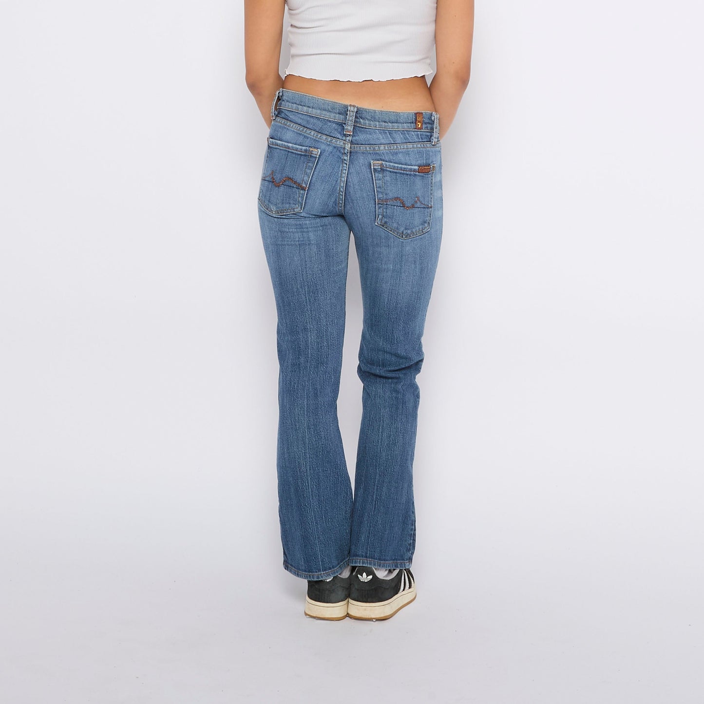 For All Mankind Bootcut Wide Leg Jeans - UK 8