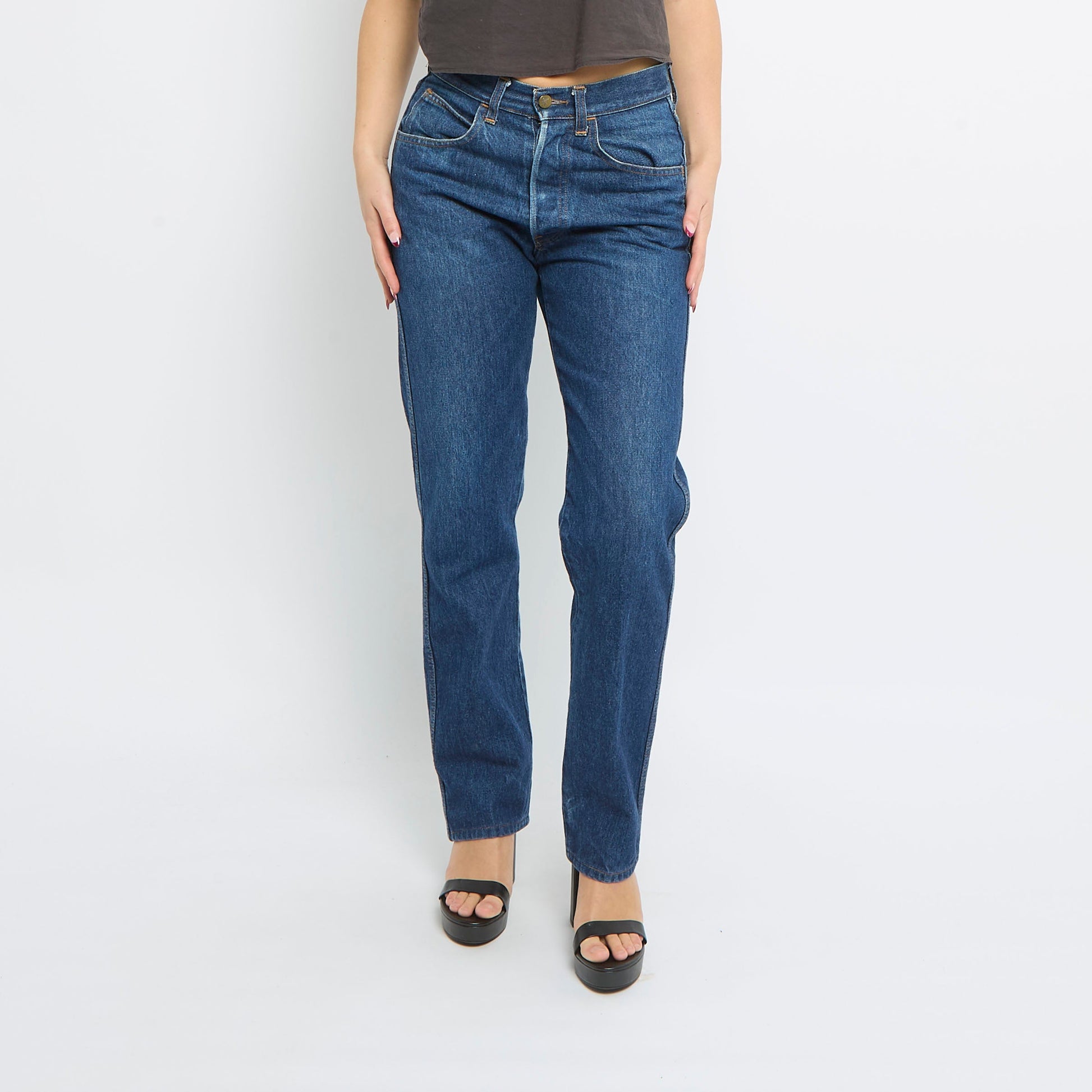 Armani Tapered Leg High Waist Jeans - UK 8