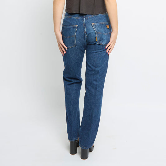 Armani Tapered Leg High Waist Jeans - UK 8