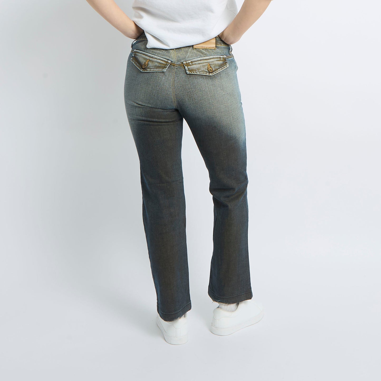 Straight Leg Cargo Jeans - UK 8