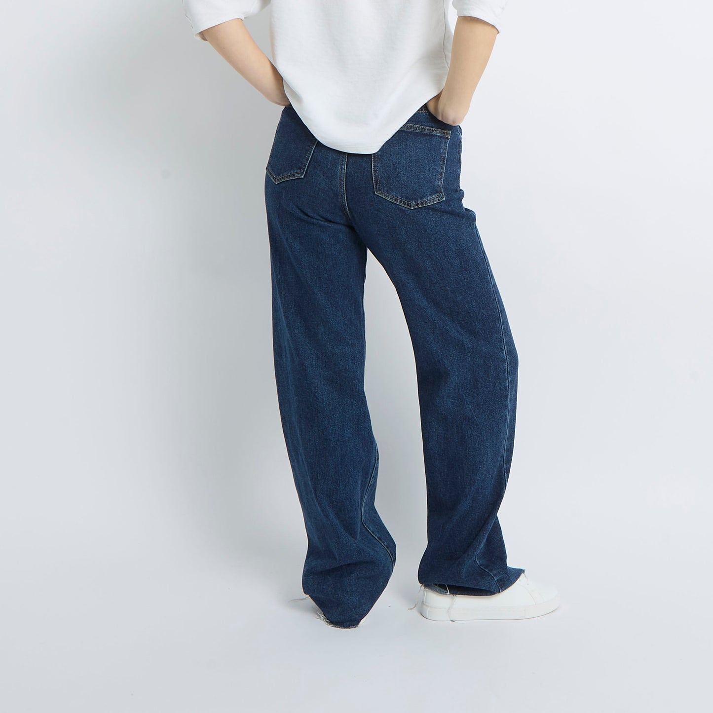 High Waist Wide Leg Jeans - UK 8