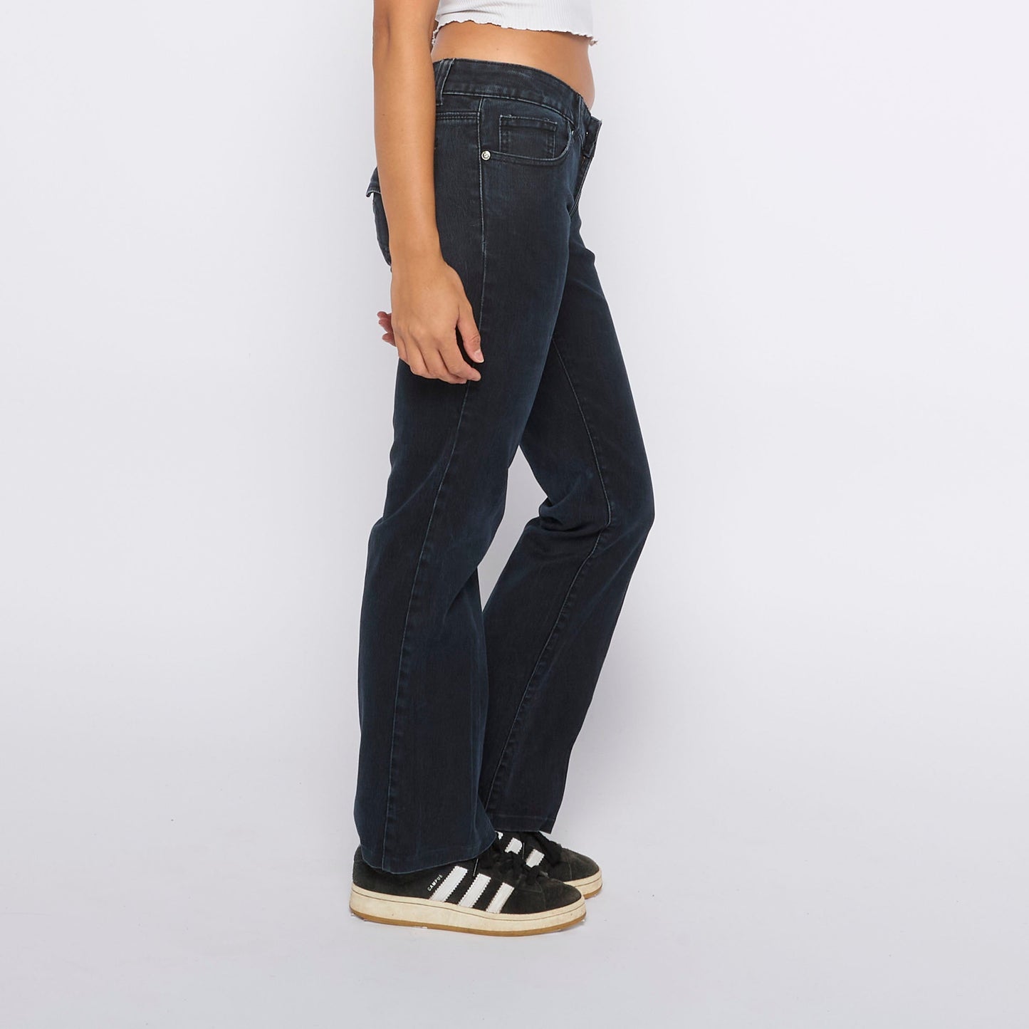 Embroidered  Straight Leg Jeans - UK 8