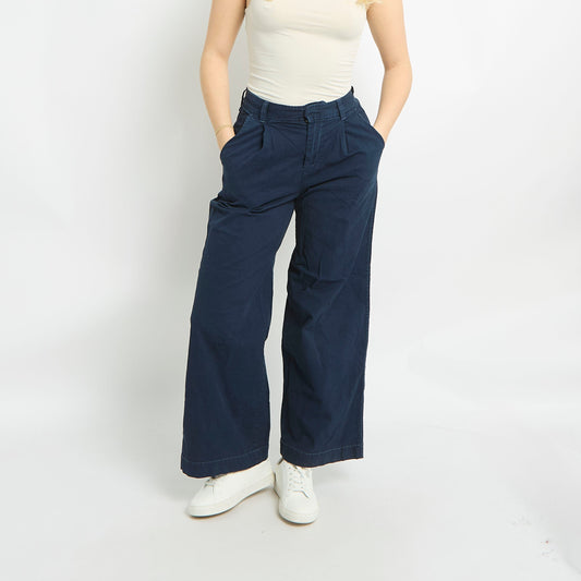 High Waisted Wide Leg Jeans - UK 8