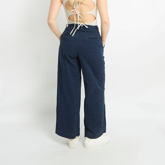 High Waisted Wide Leg Jeans - UK 8