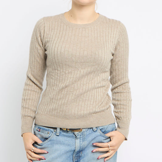 Ribbed Knitted Top - UK 10