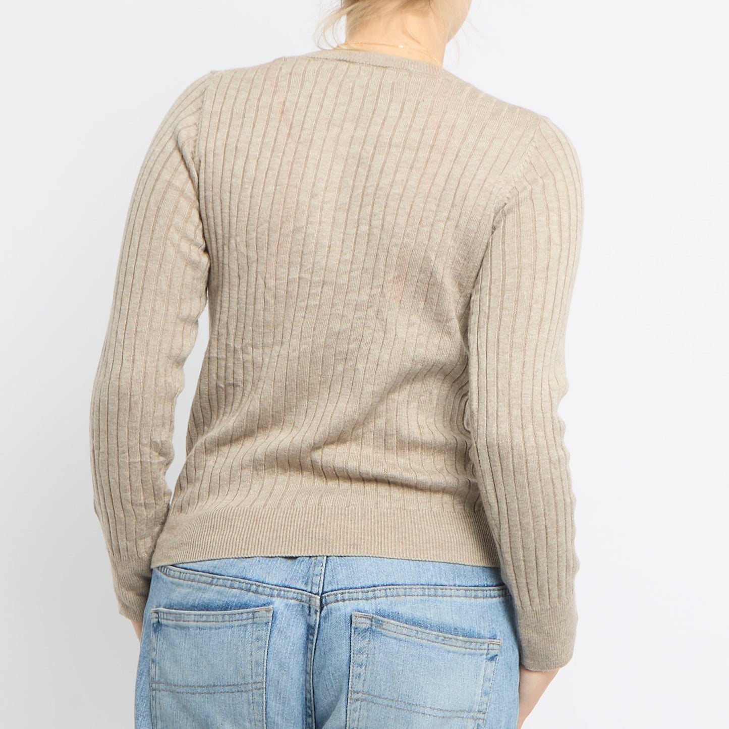 Ribbed Knitted Top - UK 10