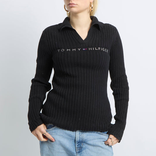 Gem Logo Ribbed Sweater - UK 10