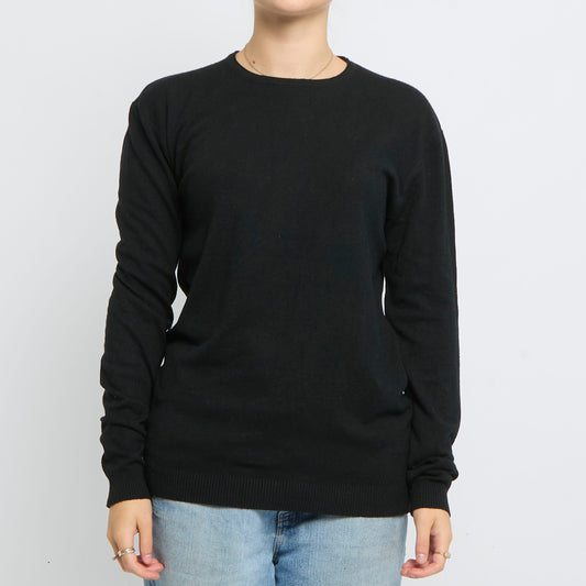 Crewneck Fine Knit Sweater - UK 10