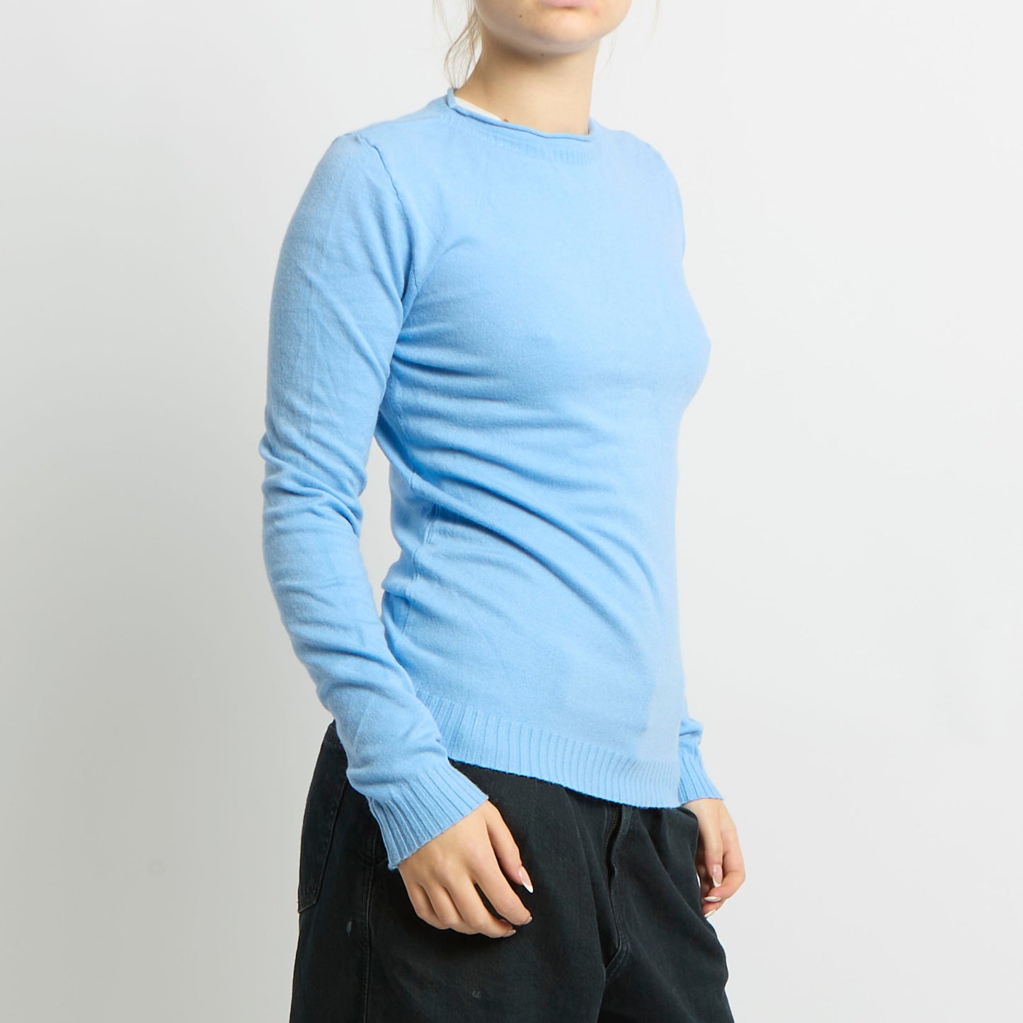 Fine Knit Sweatshirt - UK 10