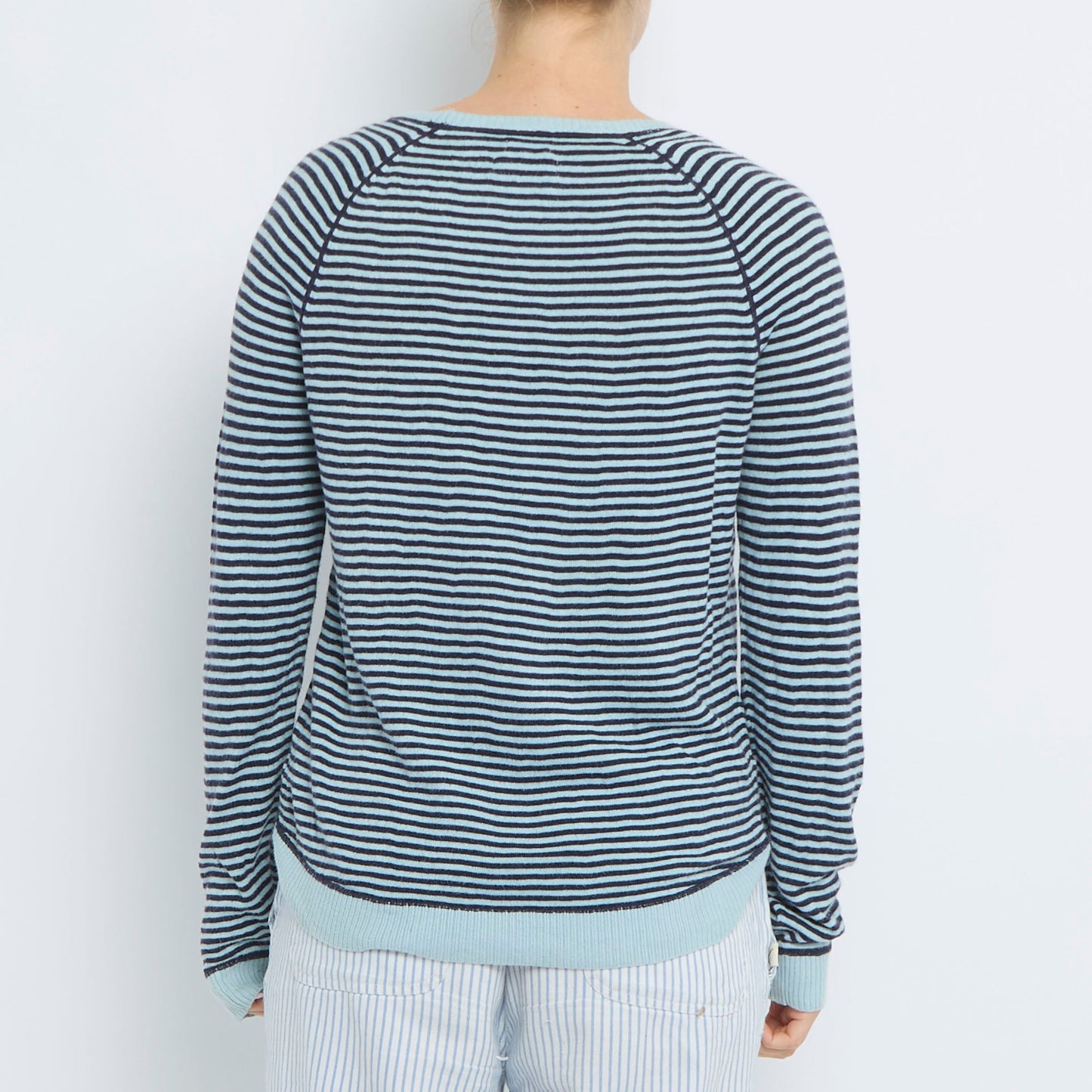 Tommy Hilfiger Striped Crewneck Sweater - UK 10