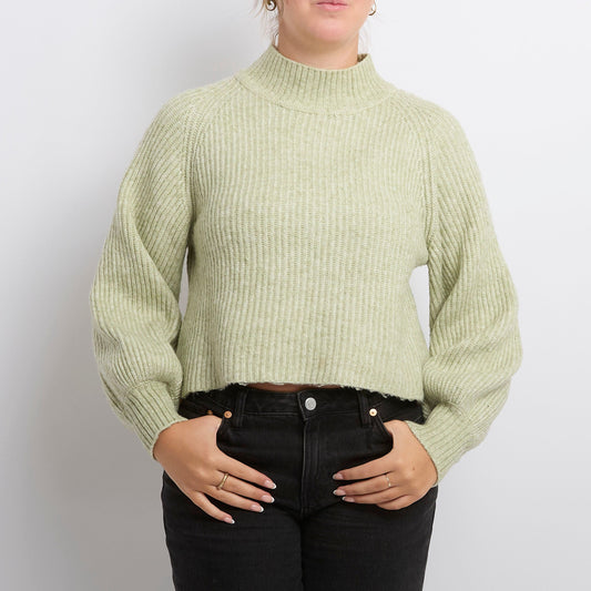 RIbbed Heavy Knit Sweater - UK 10