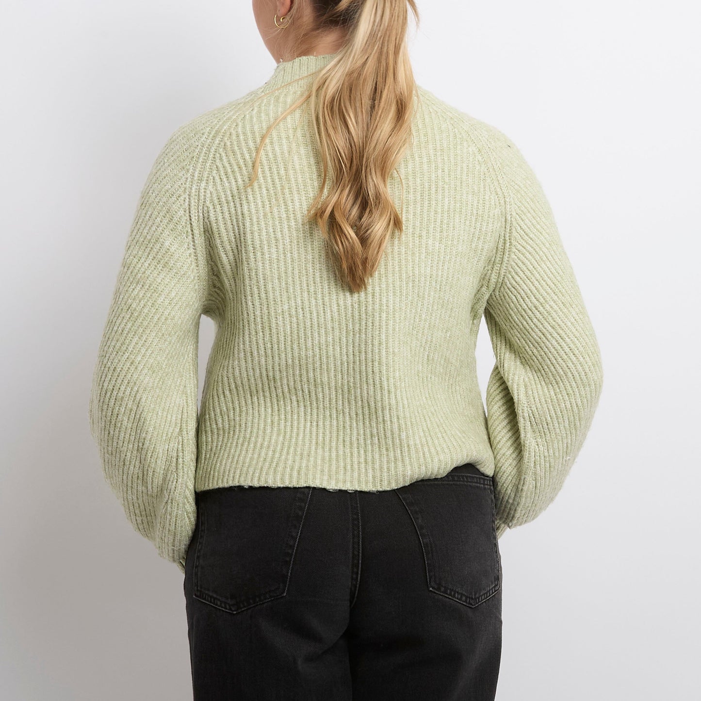 RIbbed Heavy Knit Sweater - UK 10