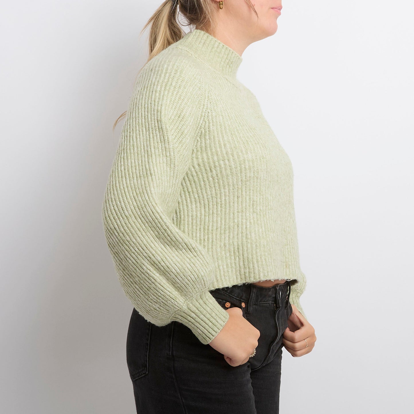 RIbbed Heavy Knit Sweater - UK 10