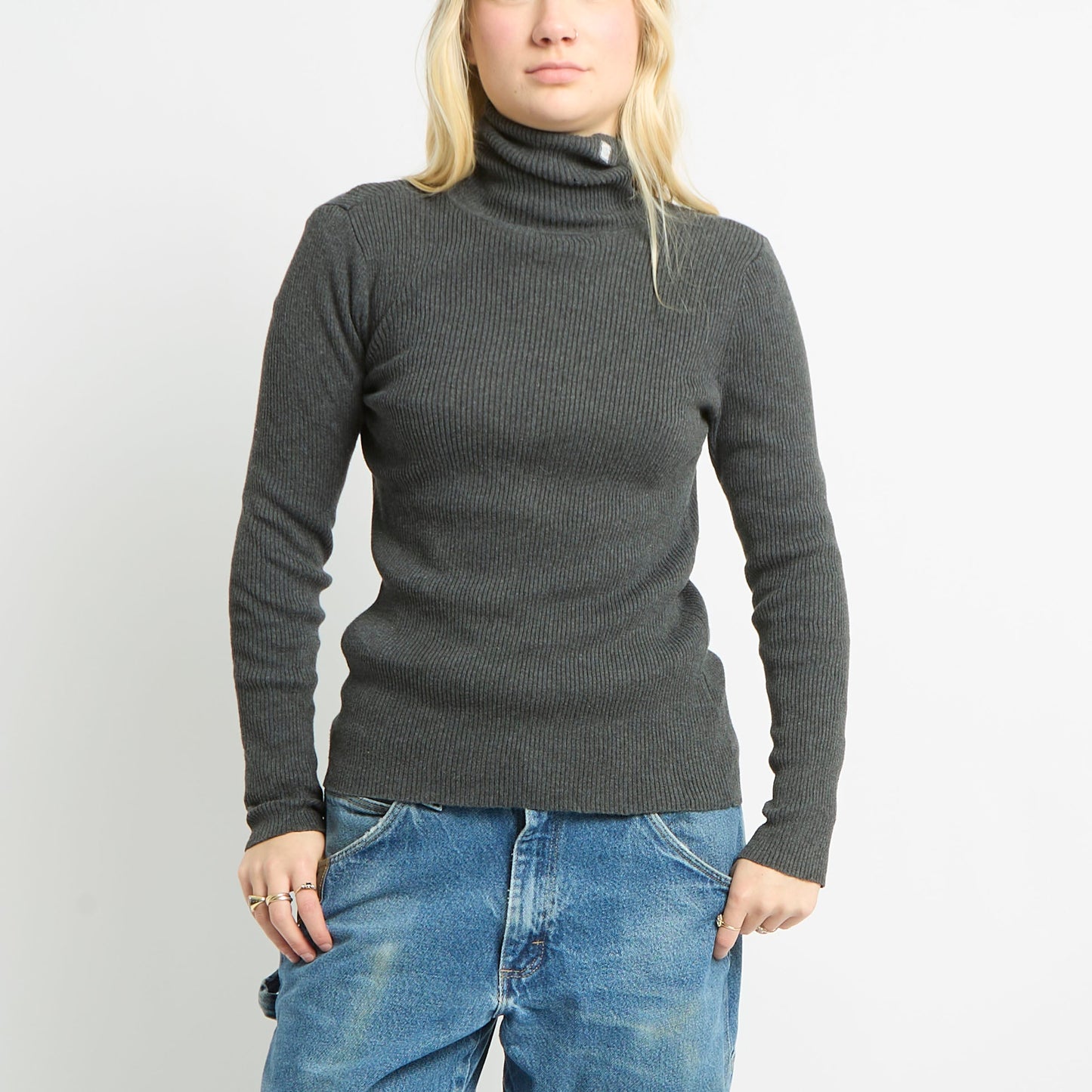 Ralph Lauren Ribbed Long Sleeve Roll Neck - UK 10