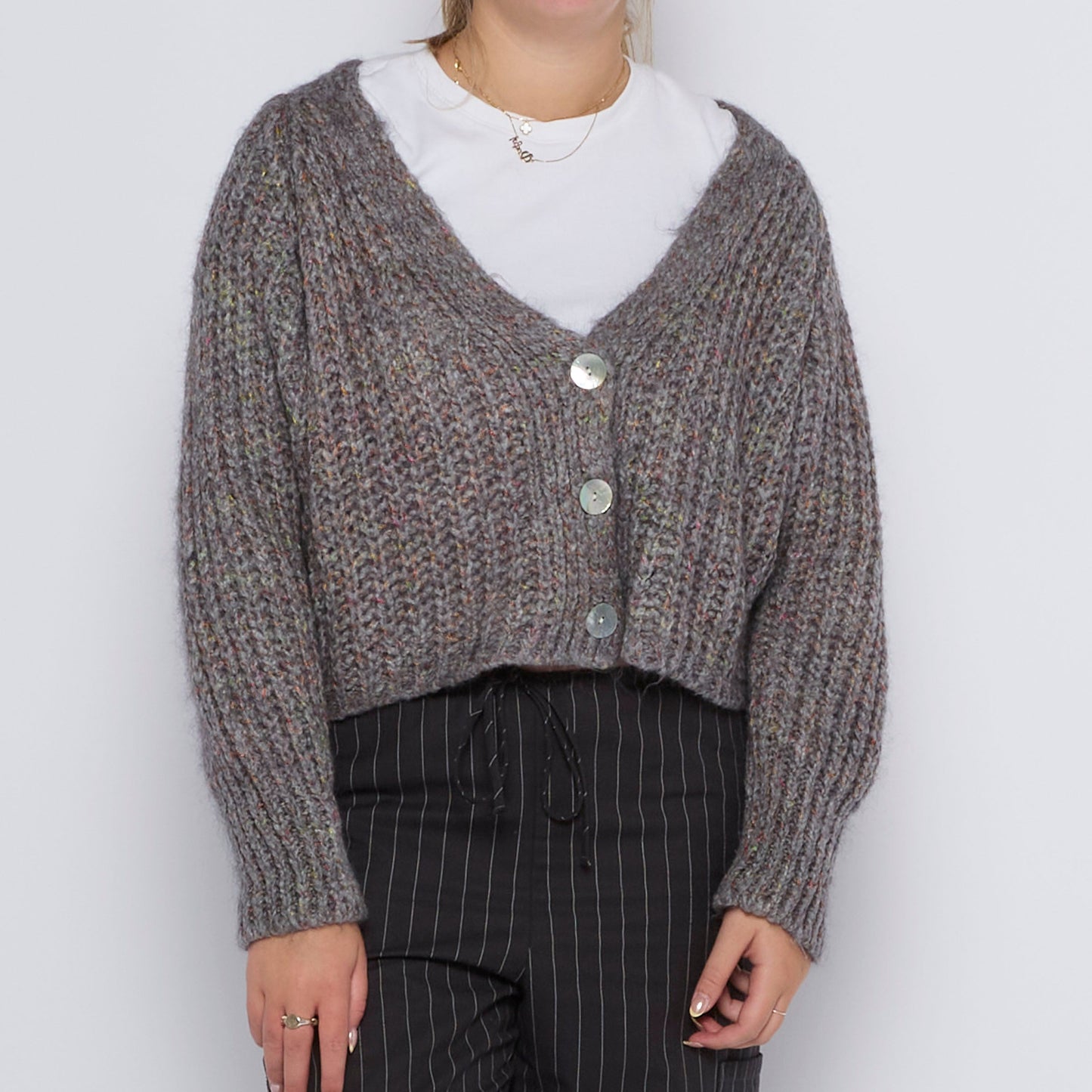 Knitted Oversized Cardigan - UK 10