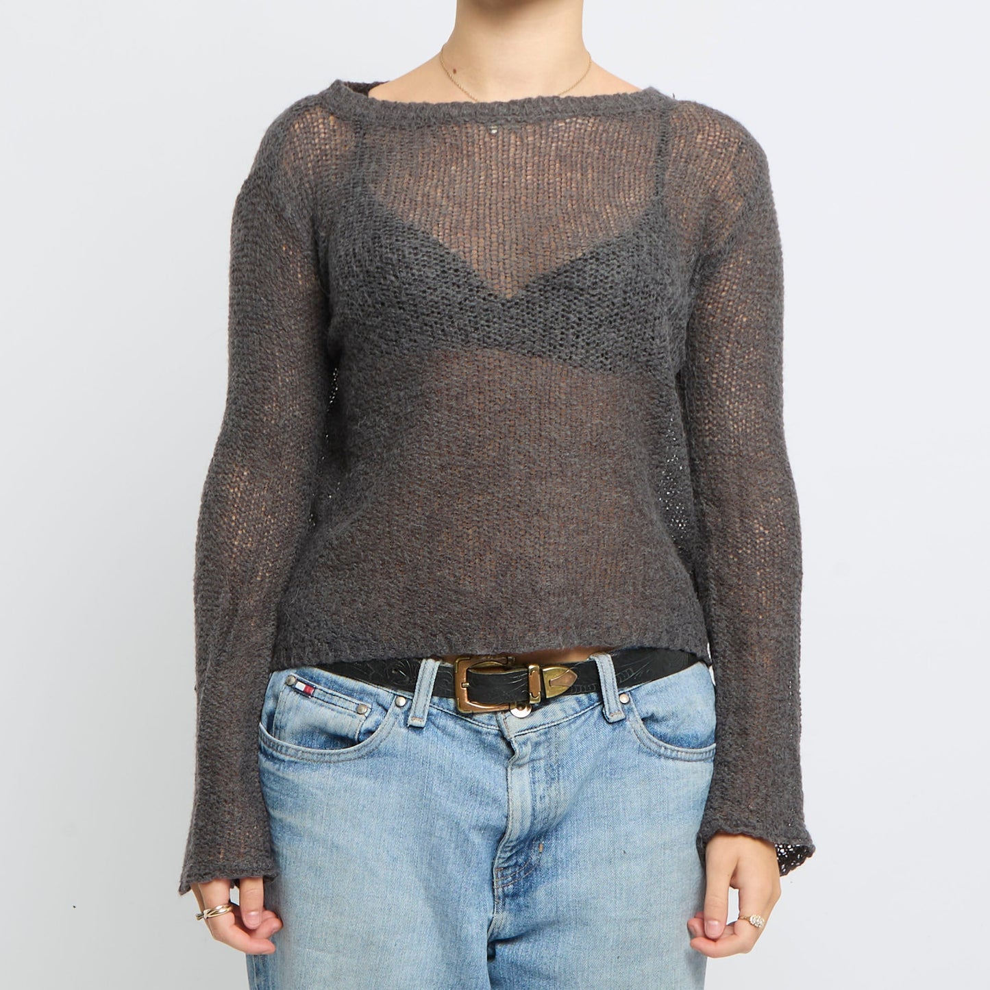 Heavy Knit Roundneck Sweater - UK 10