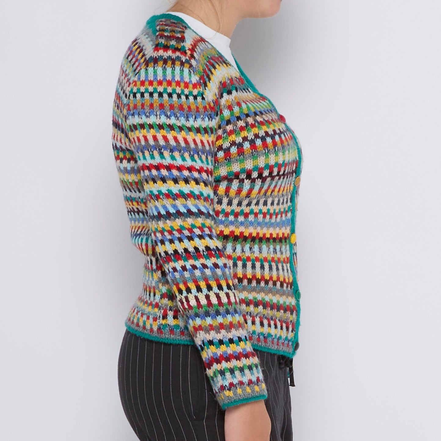 Multi Coloured Cardigan - UK 10