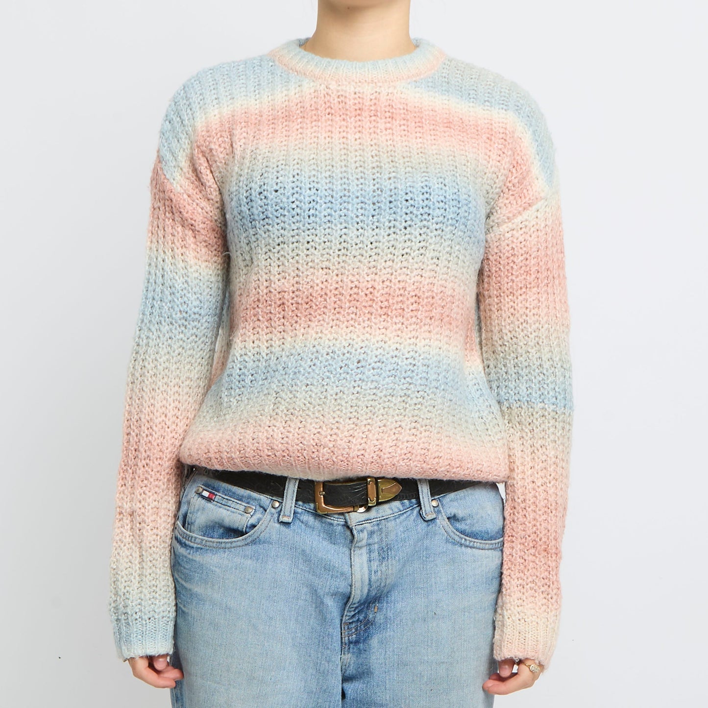 Heavy Knit Crewneck Sweater - UK 10