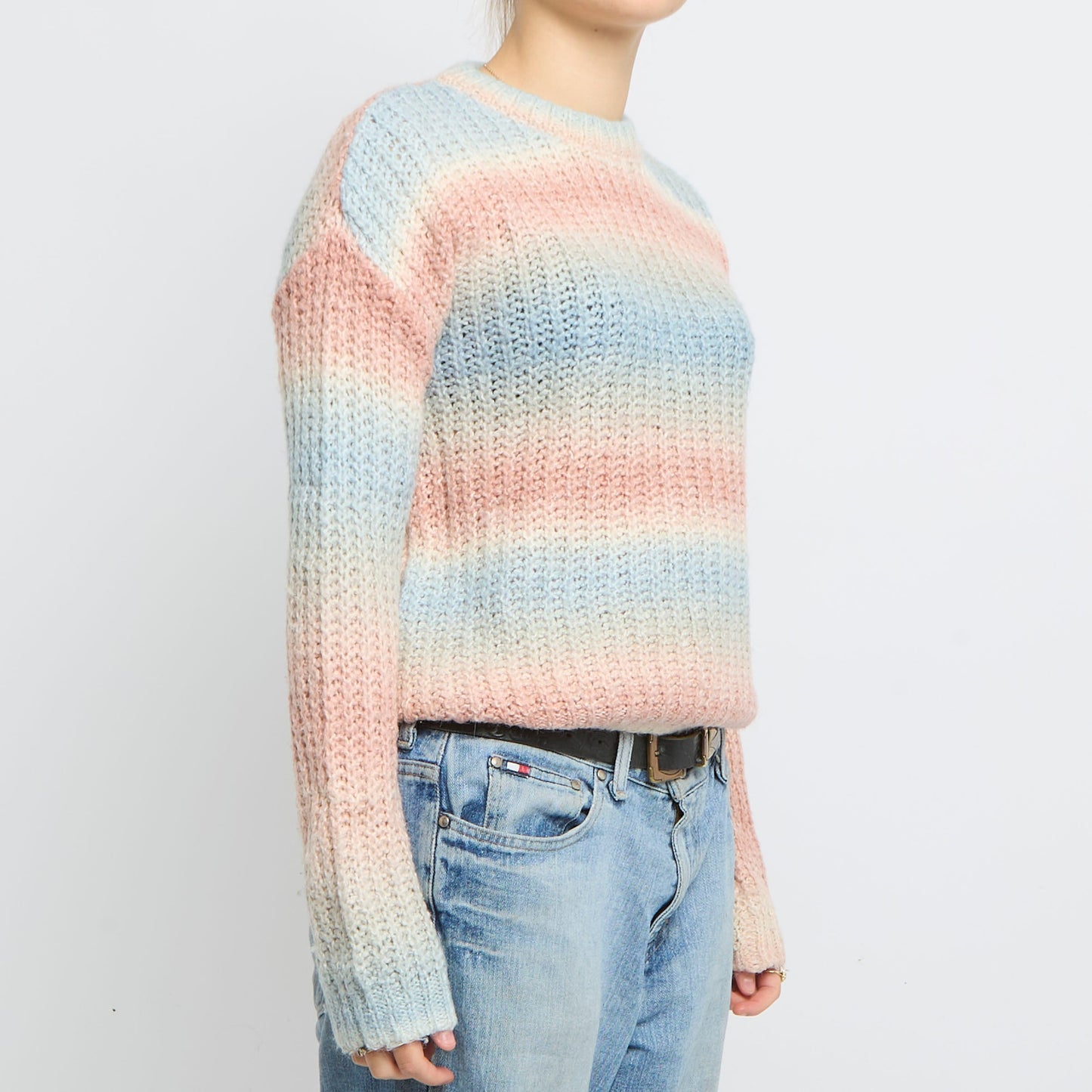 Heavy Knit Crewneck Sweater - UK 10