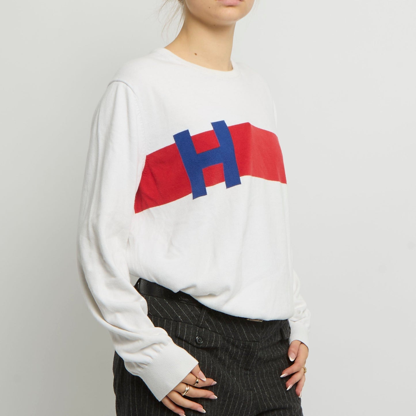 Tommy Hilfiger Graphic Knitted Jumper - UK 10