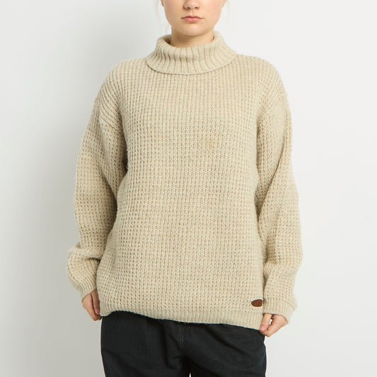 Levi's Chunky Knit Turtle Neck Sweater - UK 12