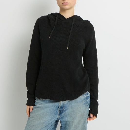 Ralph Lauren Waffle Knit Hoodie - UK 12