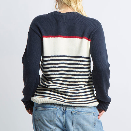 Tommy Hilfiger Chunky Knit Sweatshirt - UK 12